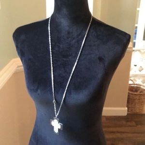 Guess cross necklace